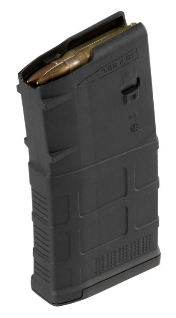 Picture of Magpul MAG291-BLK PMAG GEN M3 20rd 308 Win/7.62x51mm NATO Fits AR-10/M110/SR25 Black Polymer