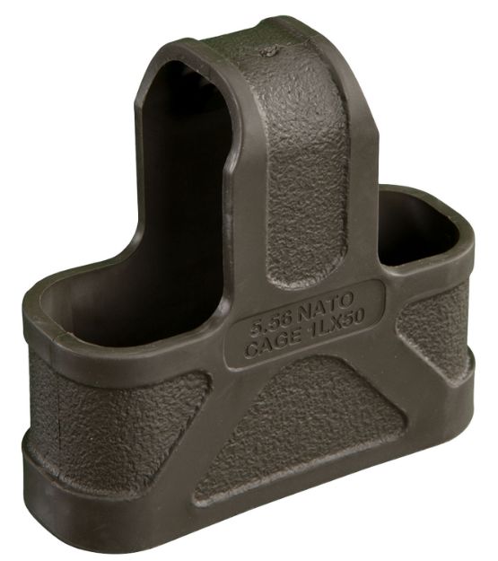 Picture of Magpul MAG001-ODG Original Magpul  Made of Rubber w/ OD Green Finish for 5.56x45mm NATO Mags/ 3 Per Pack