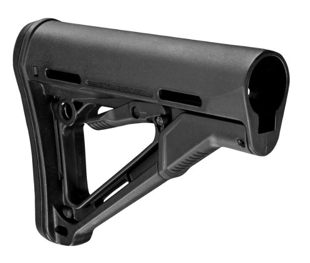 Picture of Magpul MAG310-BLK CTR Carbine Stock Black Synthetic for AR-15, M16, M4 with Mil-Spec Tube (Tube Not Included)