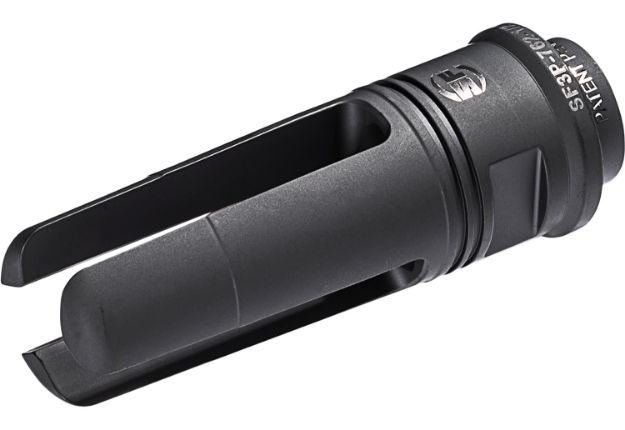 Picture of SureFire SF3P5561228 Suppressor Adapter Flash Hider 5.56x45mm NATO 1/2"-28 tpi Stainless Steel Black Nitride