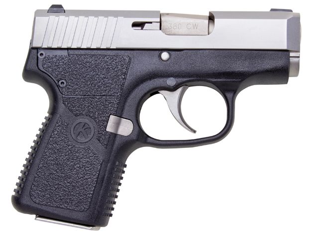 Picture of Kahr Arms CW3833N CW  380 ACP 6+1 2.58" Stainless Steel Barrel, Matte Stainless Steel Serrated Slide, Black Polymer Frame, Black Textured Polymer Grip