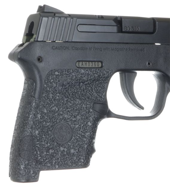 Picture of Talon Grips 701R Adhesive Grip  Textured Black Rubber for S&W Bodyguard 380