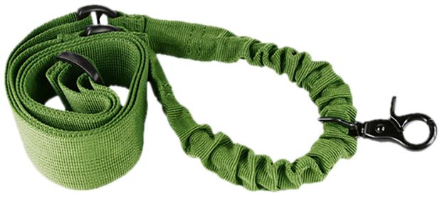 Picture of Aim Sports AOPSG One Point  made of Green Elastic with 25" OAL & Bungee Design for Rifles