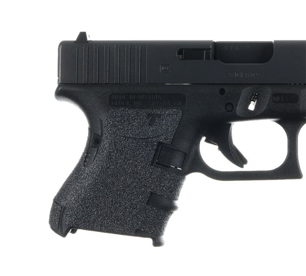 Picture of Talon Grips 105G Adhesive Grip  Compatible w/Glock 26/27/28/33/39 Gen3, Black Textured Granulate