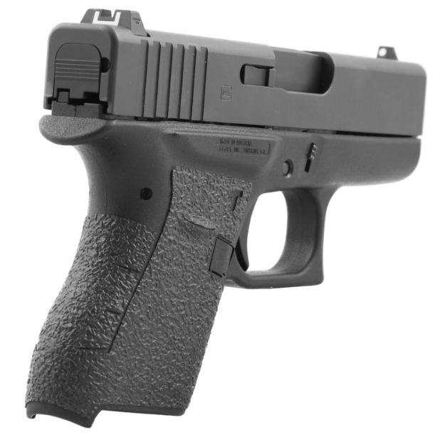 Picture of Talon Grips 100R Adhesive Grip  Compatible w/Glock 43, Black Textured Rubber