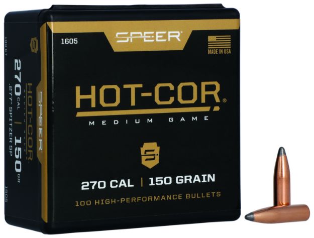 Picture of Speer 1605 Hot-Cor  277Cal 150gr Spitzer Soft Point 100 Per Box/5 Case