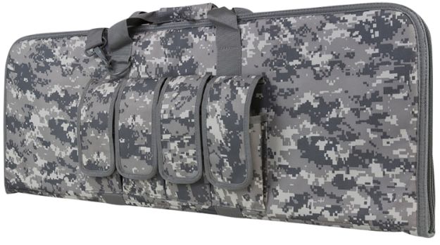 Picture of NcStar CVCP2960D36 VISM Carbine Case Digital Camouflage PVC Nylon w/ Lockable Zippers Pockets & Padded Carry Handle