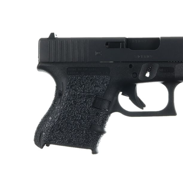 Picture of Talon Grips 105R Adhesive Grip  Compatible w/Glock 26/27/28/33/39 Gen3, Black Textured Rubber