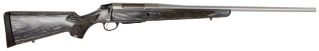 Picture of Tikka JRTXG315 T3x  243 Win 3+1 22.40" Barrel, Stainless Steel Metal Finish, Oiled Gray Laminate Stock