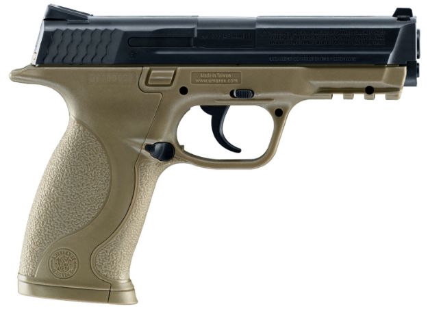 Picture of Umarex S&W Air Guns 2255051 S&W M&P  CO2 177 BB 19+1 4.25" FDE Polymer Grips