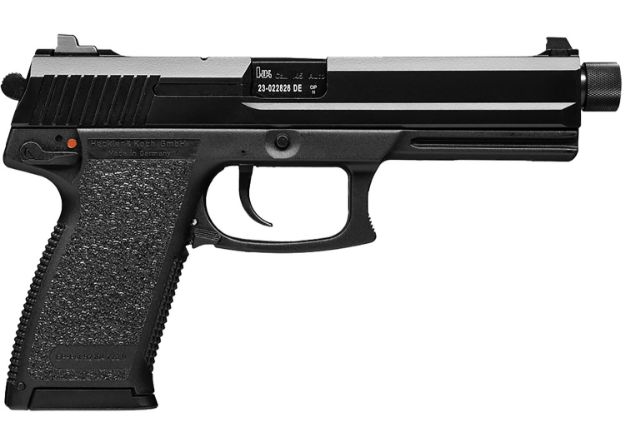 Picture of HK 81000078 Mark 23  45 ACP 12+1 5.87" Black Steel Threaded Barrel, Serrated Steel Slide, Polymer Frame, Black Polymer Grip, Ambidextrous