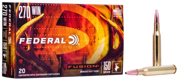 Picture of Federal F270FS2 Fusion  270Win 150gr Bonded Soft Point 20 Per Box/10 Case