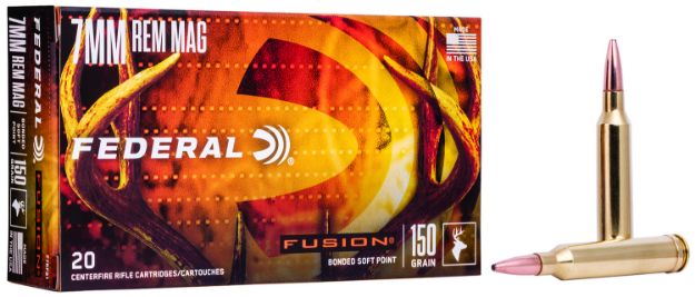 Picture of Federal F7RFS1 Fusion  7mmRem 150gr Bonded Soft Point 20 Per Box/10 Case