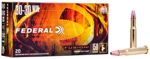 Picture of Federal F3030FS1 Fusion  30-30Win 150gr Bonded Soft Point 20 Per Box/10 Case