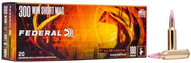 Picture of Federal F300WSMFS2 Fusion  300WSM 180gr Bonded Soft Point 20 Per Box/10 Case