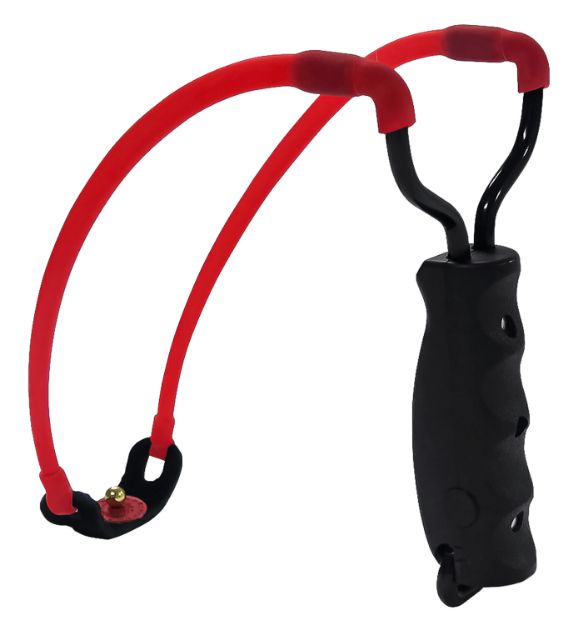 Picture of Marksman 3030 Marksman 3030 Traditional Slingshot Red Hyper-Velocity Band Black Molded Handle