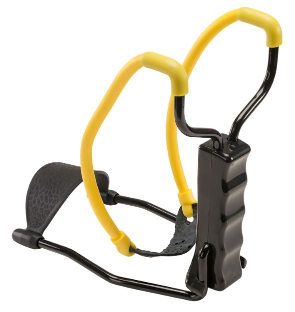 Picture of Umarex USA 2219000 NXG ST11 Compact Slingshot Yellow Rubber Powerband Black Molded Handle