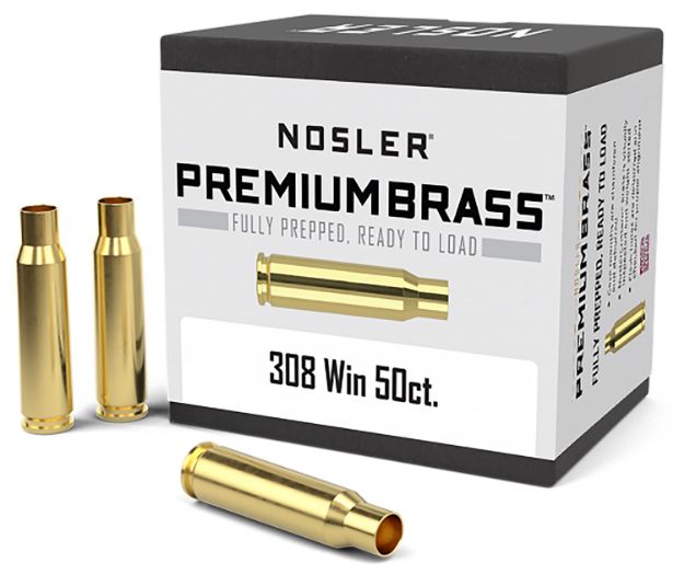 Picture of Nosler 10225 Premium Brass Unprimed Cases 308Win Rifle Brass 50/Box