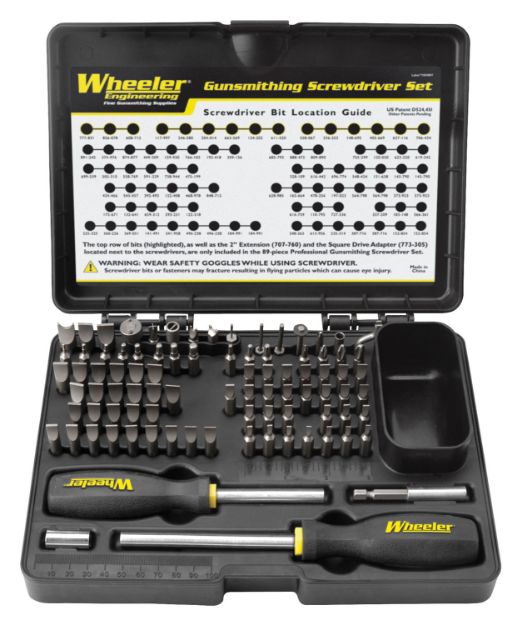 Picture of Wheeler 562194 Deluxe Gunsmithing Screwdriver Set 89 Pieces