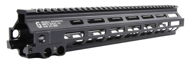 Picture of Geissele Automatics 05285B MK8 Super Modular Rail 13.50" M-LOK Style Made of 6061-T6 Aluminum with Black Anodized Finish for AR-Platform