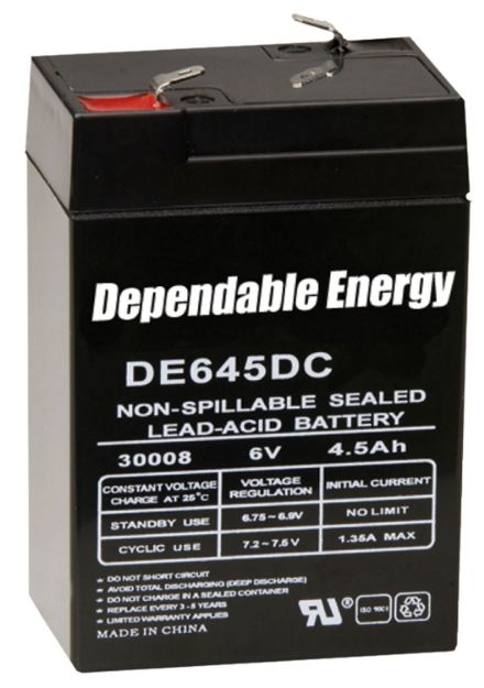 Picture of American Hunter DE30052 HR Rechargeable Battery  6 Volt 4.5 AMP