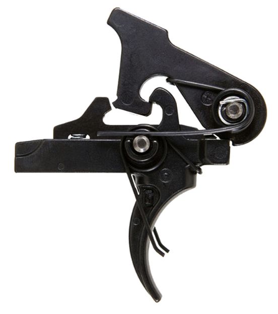 Picture of Geissele Automatics 05145 G2S  Two-Stage Curved Trigger w/4.25-4.75 lbs Draw Weight, Black Oxide Finish for AR-15/AR-10