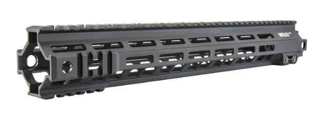 Picture of Geissele Automatics 05315B Mk4 Super Modular Rail 15" M-LOK Style Made of 6061-T6 Aluminum with Black Anodized Finish for AR-Platform