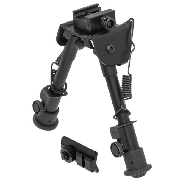 Picture of UTG TLBP78 Tactical OP Bipod Black 6.1-7.9" Aluminum/Steel