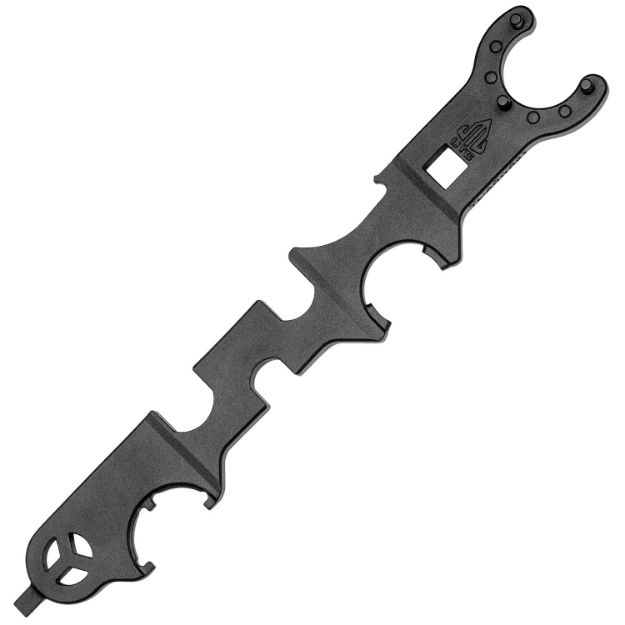 Picture of UTG TL-ARWR01 Armorer's Combo Wrench Black Phosphate Steel AR-Platform