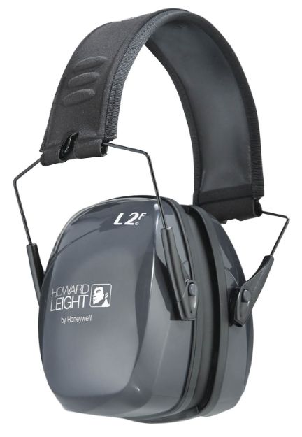 Picture of Howard Leight R01525 Leightning L2F Slim Passive Muff 27 dB Over the Head Gray/Black Adult