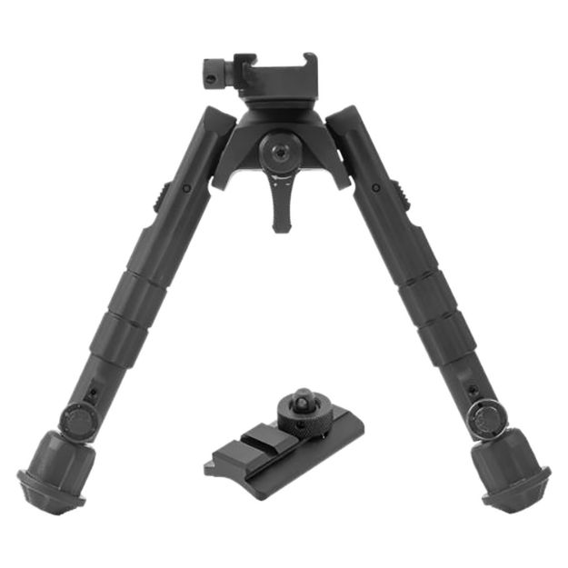 Picture of UTG TL-BP01 Heavy Duty Recon Bipod Black 7-9" Metal