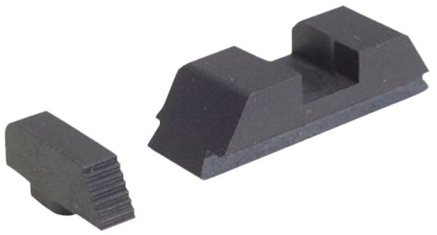 Picture of AmeriGlo GT504 Range Series Sight Set for Glock  Black Serrated Front-Black Rear