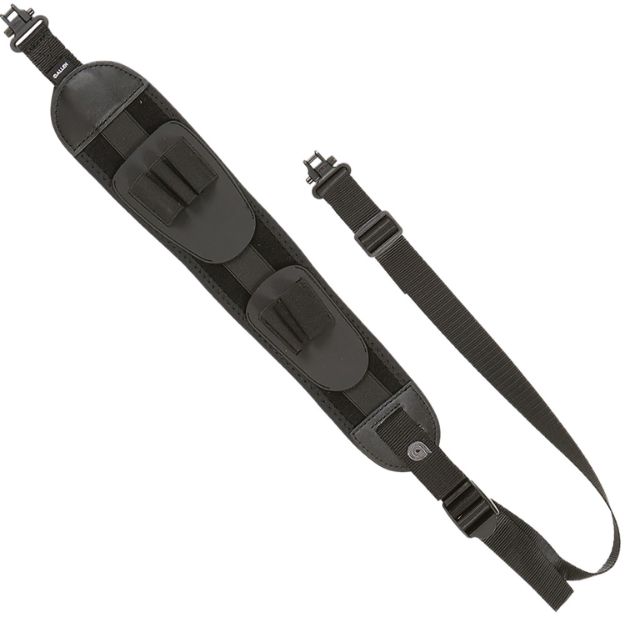 Picture of Allen 8888 Denali  Rifle Sling w/Swivels Black Neoprene w/Slip-Proof Sharkskin Back, Adjustable Length 22" to 42", 3" Wide, 5 Cartridge Loops