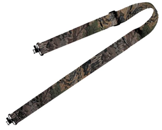 Picture of GrovTec US Inc GTSL51 Mountaineer  made of Camo Nylon with 48" OAL, 1.25" W, Adjustable Design & Swivels for Rifle/Shotgun