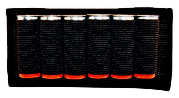 Picture of GrovTec US Inc GTAC87 Belt Slide  Nylon w/Elastic Loops 6rd Shotgun Belt Slide Mount 2.25"