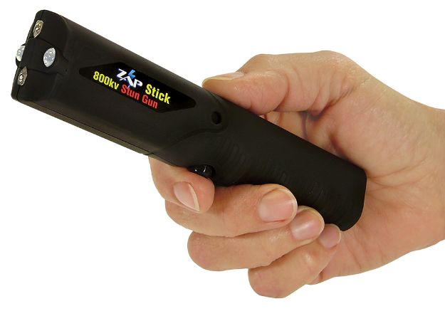 Picture of Zap ZAPSTK800FB Zap Stick Stun Gun Close Contact Black Plastic