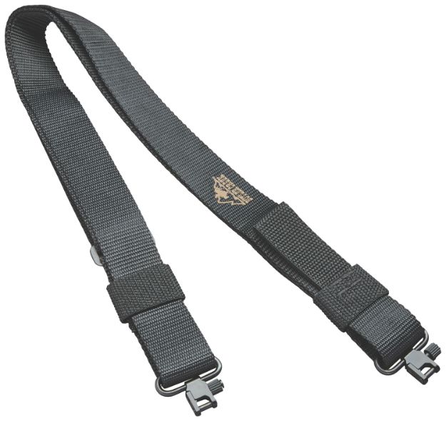 Picture of Butler Creek 80091 Quick Carry Rifle Sling Black Nylon Webbing 27"- 36" OAL 1.25" Wide Adjustable Design Features Uncle Mike's Locking Swivels