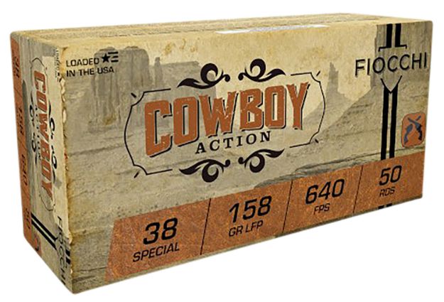 Picture of Fiocchi 38CA Cowboy Action  38Special 158gr Lead Flat Point 50 Per Box/10 Case