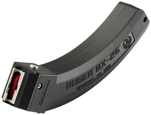 Picture of Ruger 90361 BX-25  25rd Magazine Fits Ruger 10/22/SR/77/Charger 22LR Black