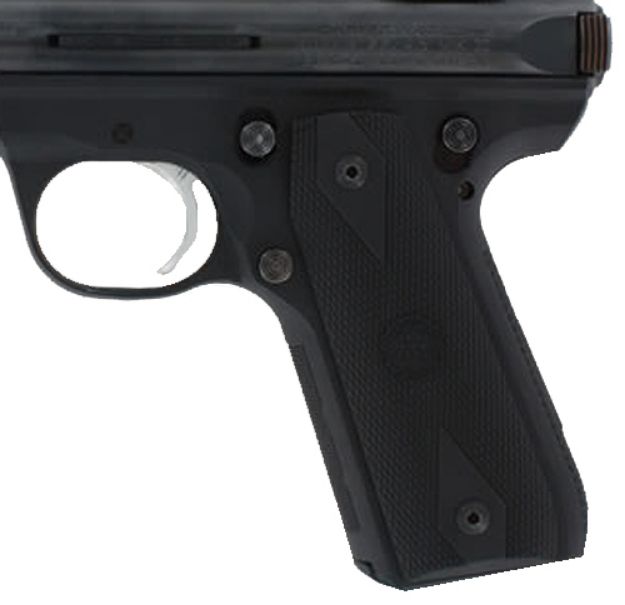 Picture of Hogue 82090 Grip Panels  Diamond Checkering Black Rubber for Ruger Mark III 22/45