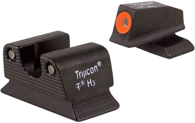 Picture of Trijicon 600624 HD Night Sights  Green/Tritium Orange Outline Front Sight-Green Tritium Black Outline Rear Sight Beretta PX4