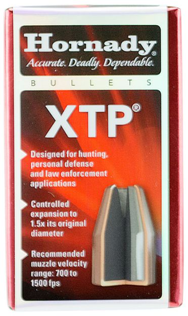 Picture of Hornady 35500 XTP  9mm .355 90 gr Hollow Point 100 Per Box/ 25 Case