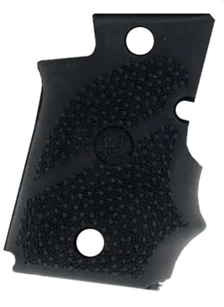 Picture of Hogue 98080 Rubber Grip  Black with Finger Grooves for Sig P938 with Ambidextrous Safety