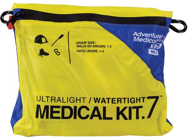 Picture of Adventure Medical Kits 01250291 Ultralight / Watertight #7 Medical Kit First Aid Watertight Yellow Nylon