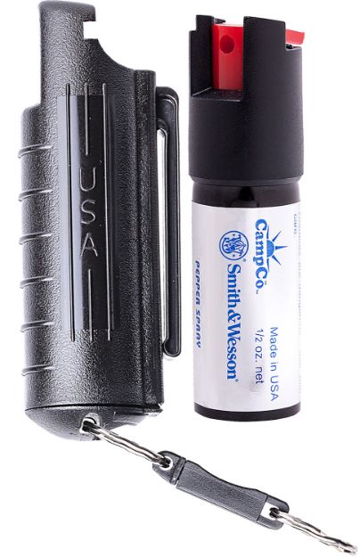 Picture of S&W Pepper Spray 1403 Pepper Spray  OC Pepper Range 10 ft 0.50 oz Includes Case