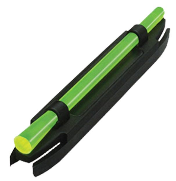 Picture of HiViz M200 M-Series Magnetic Front Sight  Black | Green with Red Center Fiber Optic Front Sight