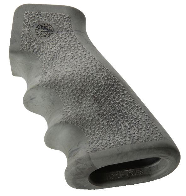 Picture of Hogue 15881 OverMolded Grip Ghillie Green Rubber for Finger Grooves for AR-15, M16