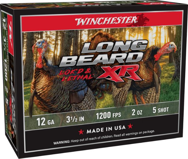 Picture of Winchester Ammo STLB12L5 Long Beard XR Shot-Lok 12Gauge 3.50" 2oz 5Shot 10 Per Box/10 Case