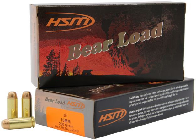 Picture of HSM 10MM8N Training  10mm Auto 200 gr Full Metal Jacket 50 Per Box/ 20 Case