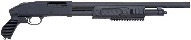 Picture of Mossberg 57340 500 JIC FLEX 12 Gauge 5+1 3" 18.50" Cylinder Bore Barrel, Matte Blued Metal Finish, Synthetic Flex Pistol Grip Stock, Includes Custom Carry Case